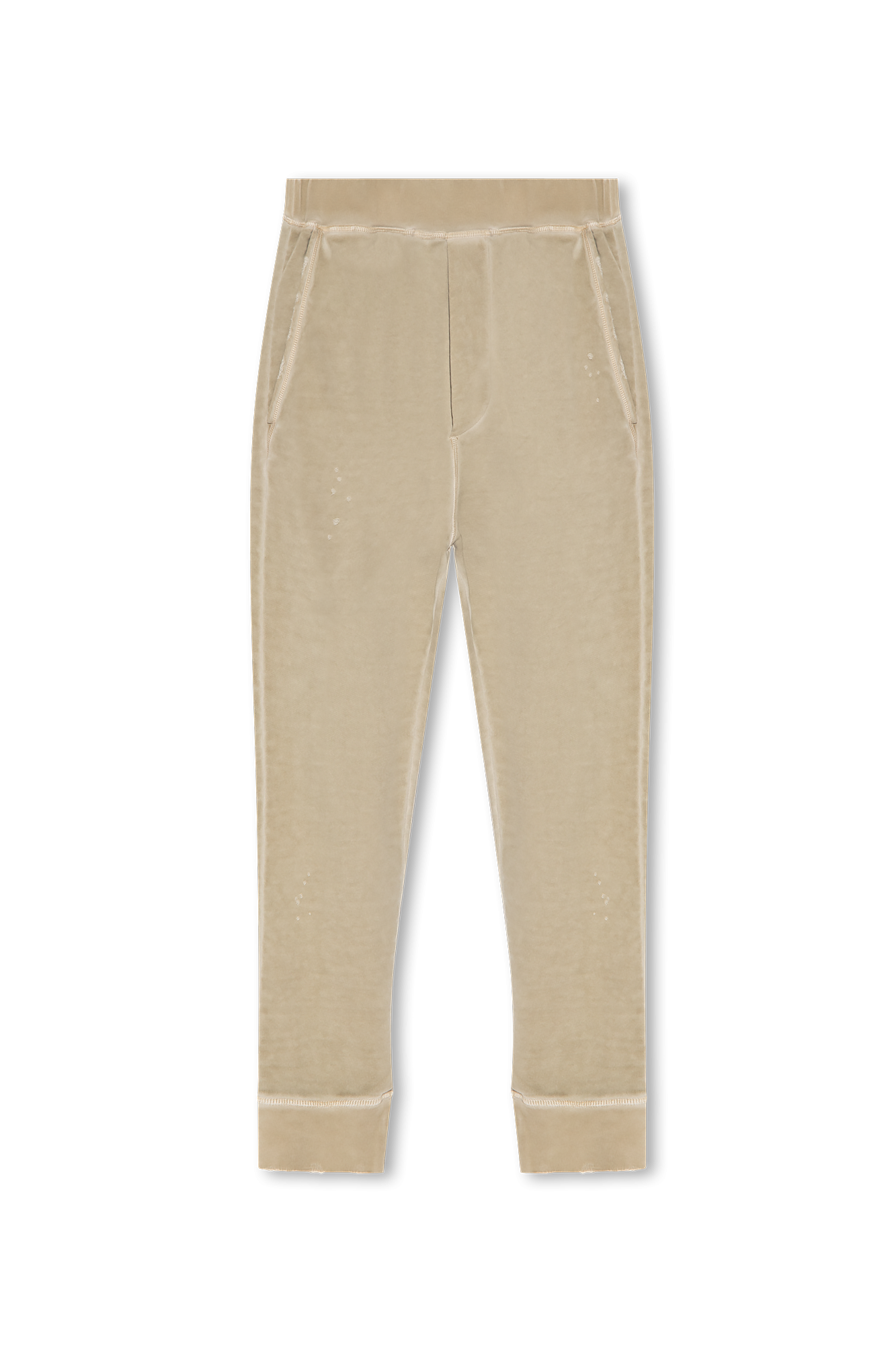 Beige Sweatpants with logo Dsquared2 - GenesinlifeShops Italy